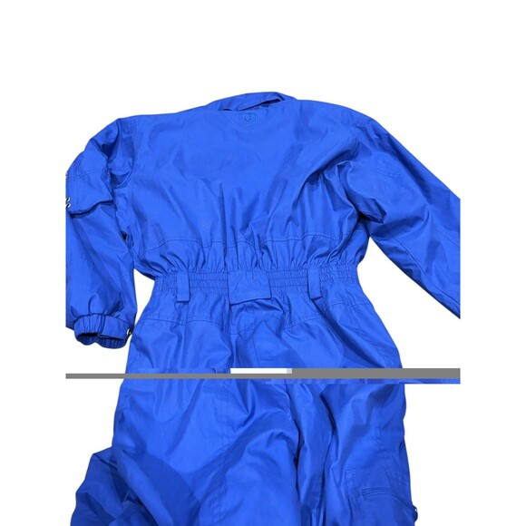 VTG Bogner Womens Ski Suit Insulated One-piece Pc Size 8 Long Blue Thermal Snow - Picture 12 of 14